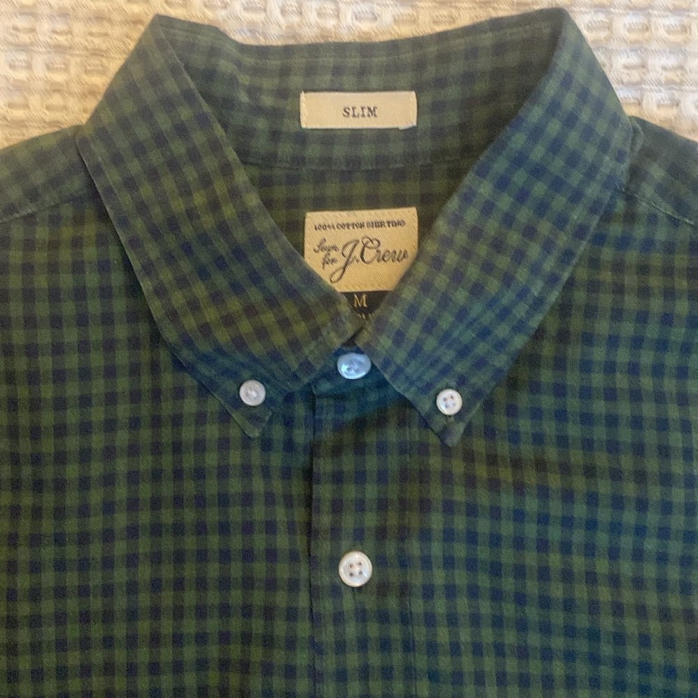 J.Crew Long Sleeve Button Down Shirt EUC Size Medium